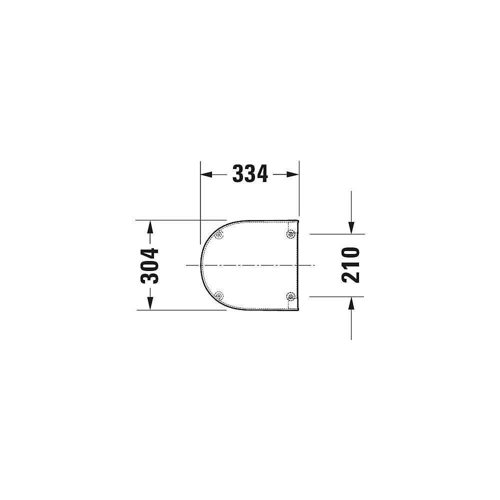 Duravit Urinal Deckel ME by Starck Weiß, 334x307x35mm, mit Absenkautomatik, Chrom ... DURAVIT-0024090000 4053424509259 (Abb. 10)