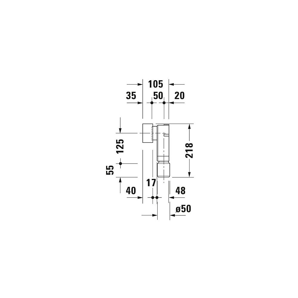 Duravit Unterputzsiphon 185x255x120mm für Waschtisch Architec, inkl. Anschlusszubeh... DURAVIT-0050441000 4021534227677 (Abb. 5)