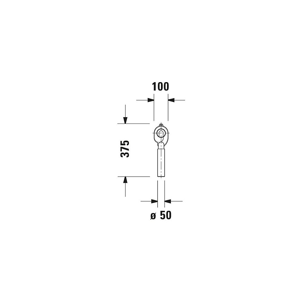 Duravit Absaugesiphon für Urinal Abgang innen senkrecht... DURAVIT-0051110000 4021534317712 (Abb. 5)