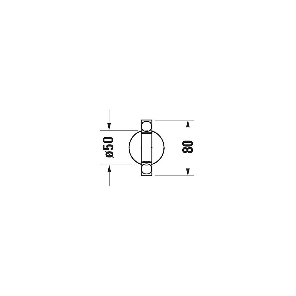 Duravit Starck T Handtuchhalter 486x88x57mm, Chrom glänzend, Messing, 2 Arme, mit ... DURAVIT-0099411000 4053424693859 (Abb. 13)