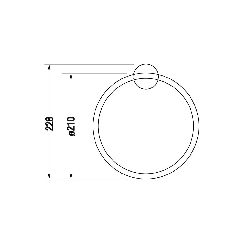 Duravit Starck T Handtuchring 73x210x228mm, Chrom glänzend... DURAVIT-0099471000 4053424693910 (Abb. 10)