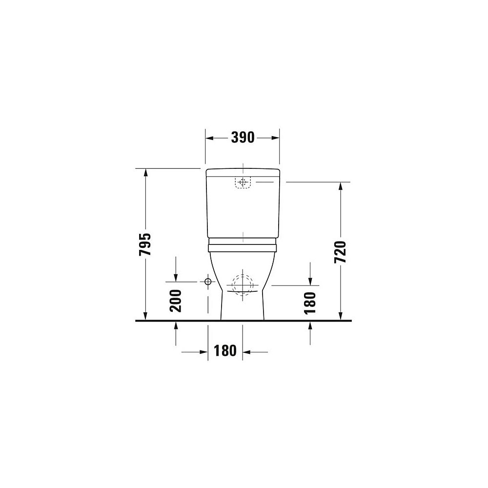 Duravit Starck 3 Stand WC für Kombination 655x370x430mm, Weiß Hochglanz, WonderGli... DURAVIT-01260900001 4021534224027 (Abb. 9)
