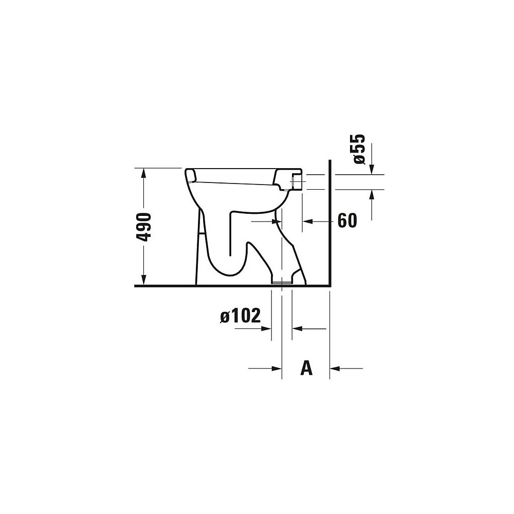 Duravit Design Classics Stand WC 505x360x490mm, Weiß Hochglanz, 6l, Flachspüler, ge... DURAVIT-0212010000 4021534066849 (Abb. 6)