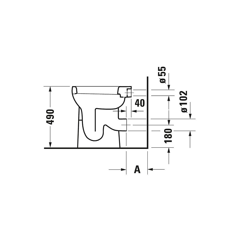 Duravit Design Classics Stand WC 465x360x490mm, Weiß Hochglanz, 6l, Flachspüler, ge... DURAVIT-0212090000 4021534066931 (Abb. 6)