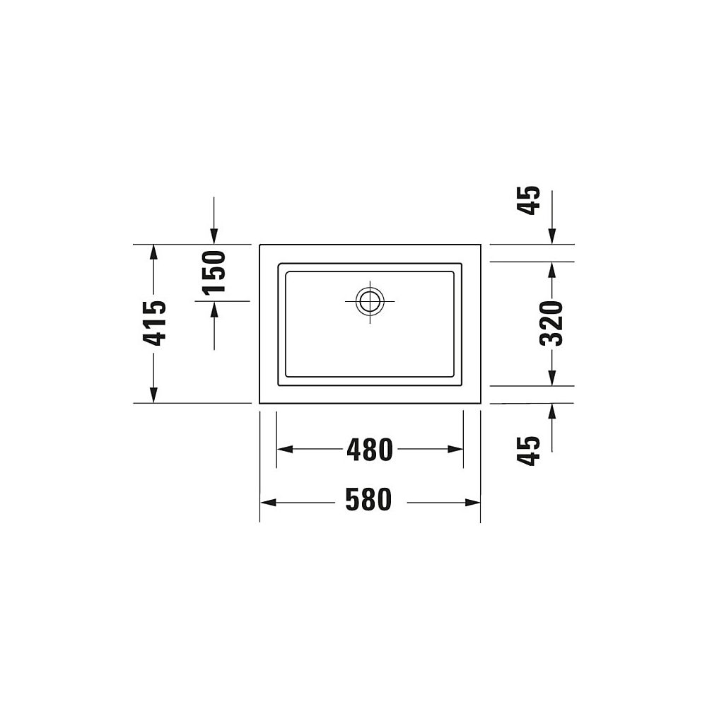 Duravit Design Classics Aufsatzbecken 580x415mm Weiß Hochglanz, ohne HLB/Überlauf, ... DURAVIT-0317580000 4021534310263 (Abb. 7)