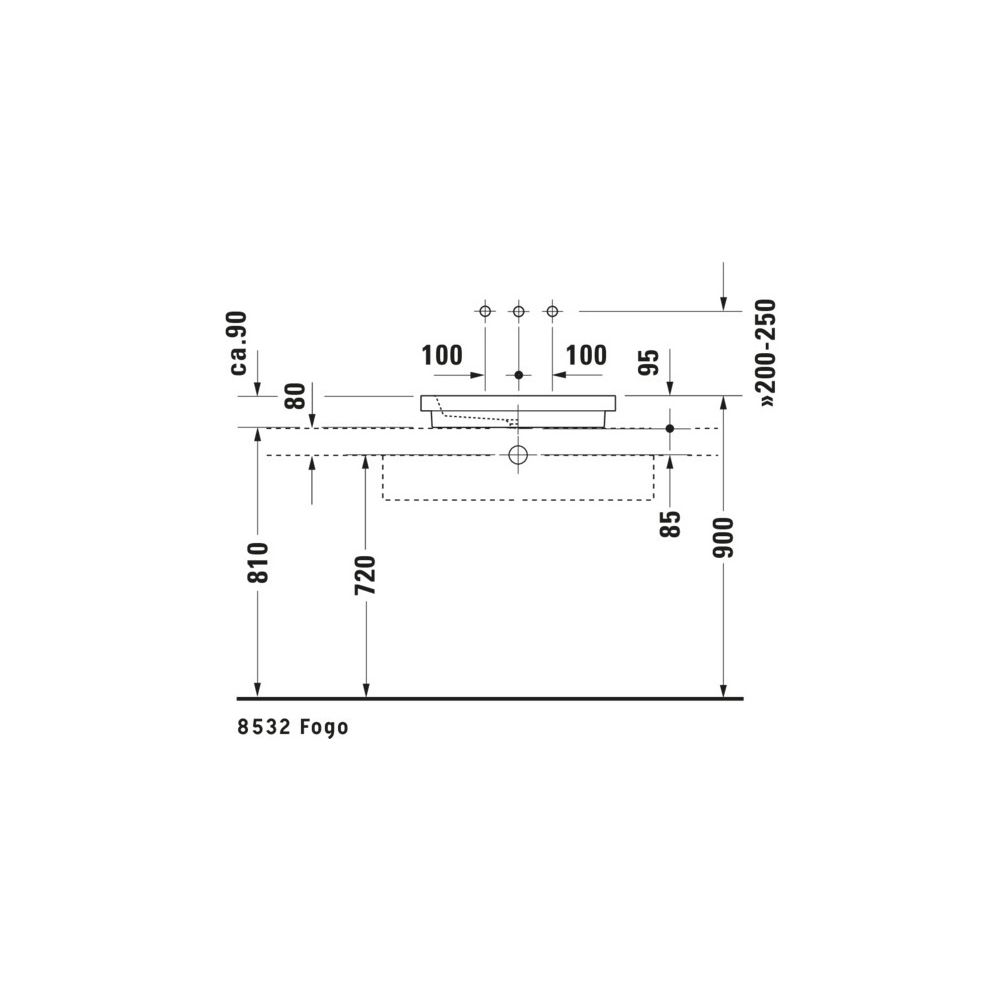 Duravit Design Classics Aufsatzbecken 580x415mm Weiß Hochglanz, ohne HLB/Überlauf, ... DURAVIT-0317580000 4021534310263 (Abb. 6)