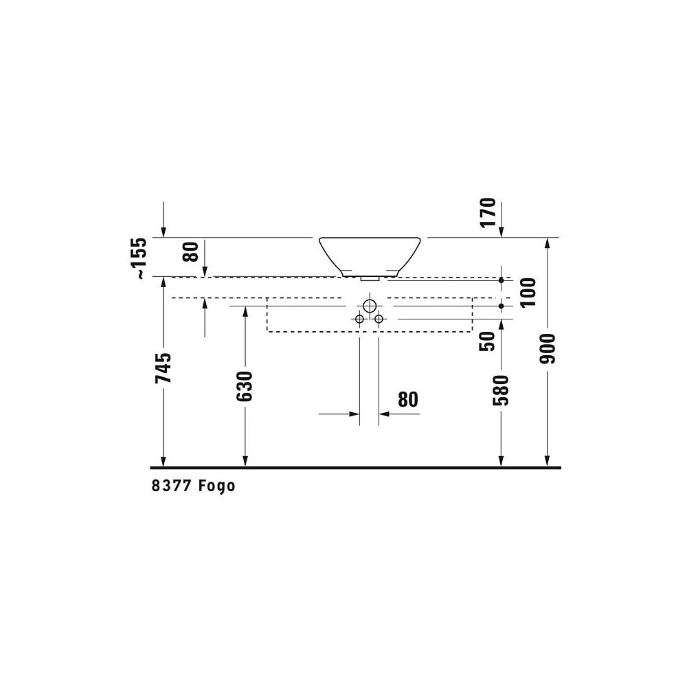 Duravit Design Classics Aufsatzbecken 420mm, Weiß Hochglanz, rund, ohne HLB, mit Ü... DURAVIT-0325420000 4021534075353 (Abb. 16)
