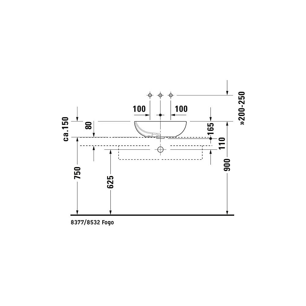 Duravit Design Classics Aufsatzbecken 495mm, Weiß Hochglanz, WonderGliss, Oval, o... DURAVIT-03355000001 4021534333590 (Abb. 19)