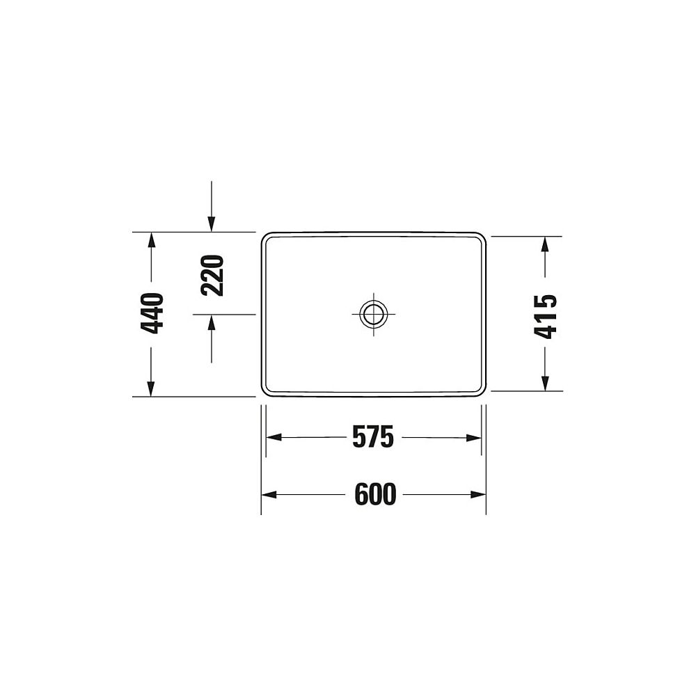 Duravit D-Neo Einbauwaschtisch 440x600x170mm, Weiß Hochglanz, ohne HLB/Überlauf, Ge... DURAVIT-0358600079 4063382157218 (Abb. 8)