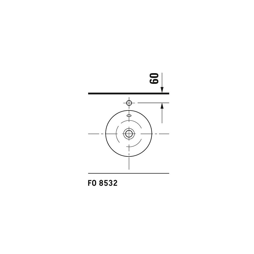 Duravit Starck 1 Aufsatzbecken 330mm, Weiß Hochglanz, WonderGliss, rund, ohne HLB,... DURAVIT-04083300001 4021534183911 (Abb. 3)