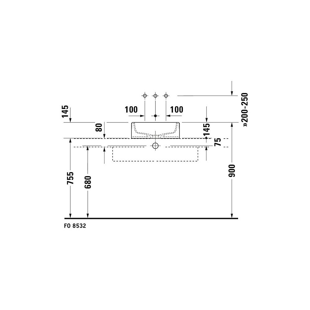 Duravit Starck 1 Aufsatzbecken 460mm, Weiß Hochglanz, rund, ohne Überlauf und HLB, ... DURAVIT-0445460000 4021534216817 (Abb. 7)