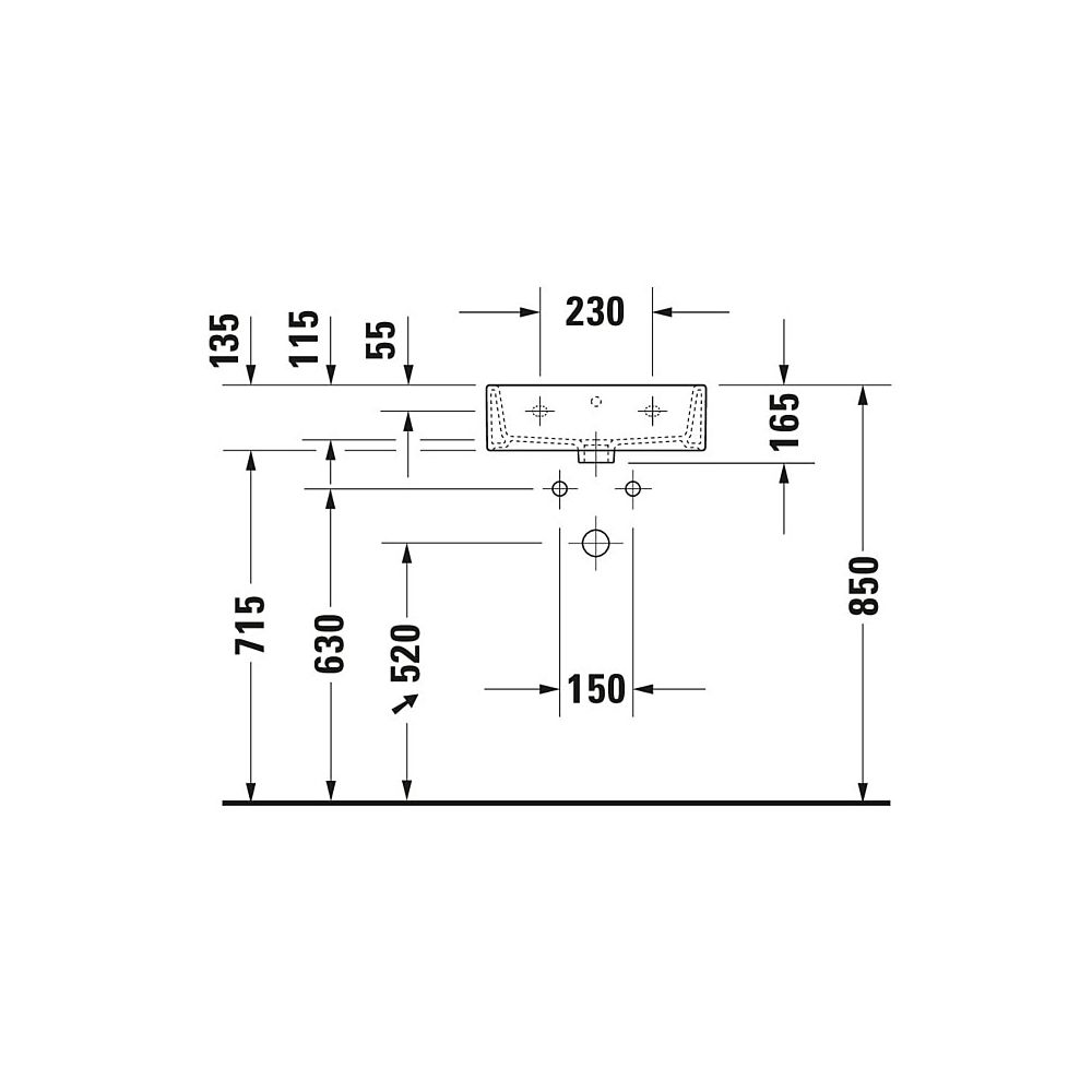 Duravit Vero Air Handwaschbecken 350x450x165mm, Weiß Hochglanz, WonderGliss, Rech... DURAVIT-07244500001 4053424139302 (Abb. 10)