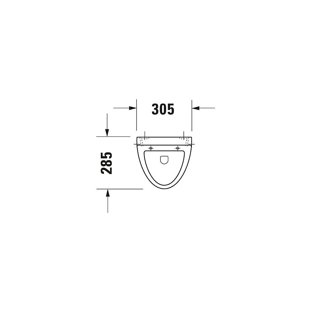 Duravit Design Classics Urinal 285x305x500mm Weiß Hochglanz geschlossen, Absauger, ... DURAVIT-0823350000 4021534278013 (Abb. 4)