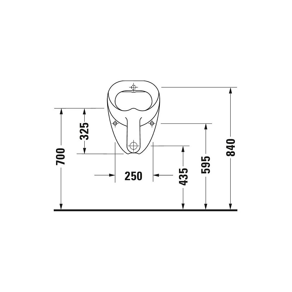 Duravit Design Classics Urinal 350x360x510mm Weiß Hochglanz geschlossen, Absauger, ... DURAVIT-0851350000 4021534104824 (Abb. 4)