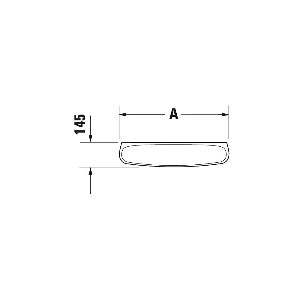 Duravit Ablage Standardablagen 60x490x145mm, Pergamon... DURAVIT-0893504700 4021534123542 (Abb. 2)