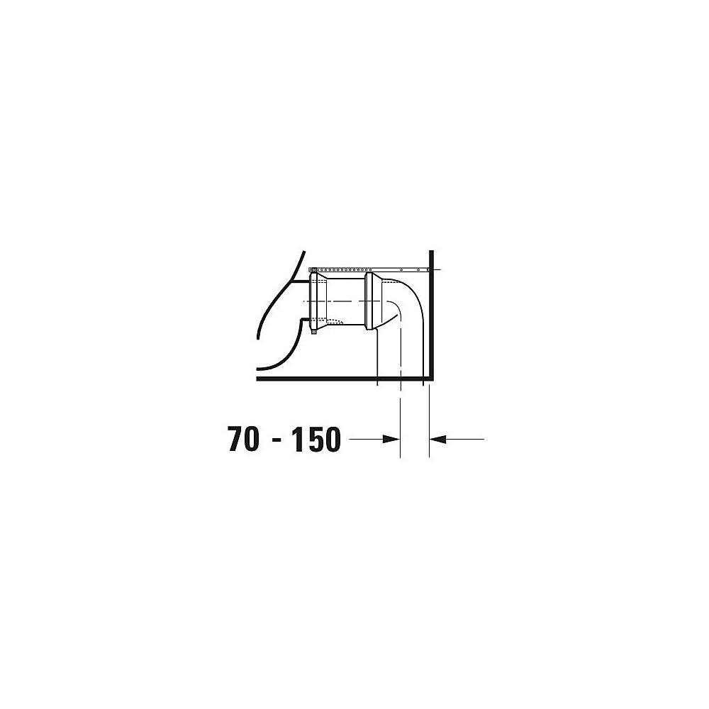 Duravit Starck 3 Stand WC für Kombination 735x435x435mm, Weiß Hochglanz, 6l, Tiefs... DURAVIT-2104090000 4021534346842 (Abb. 13)