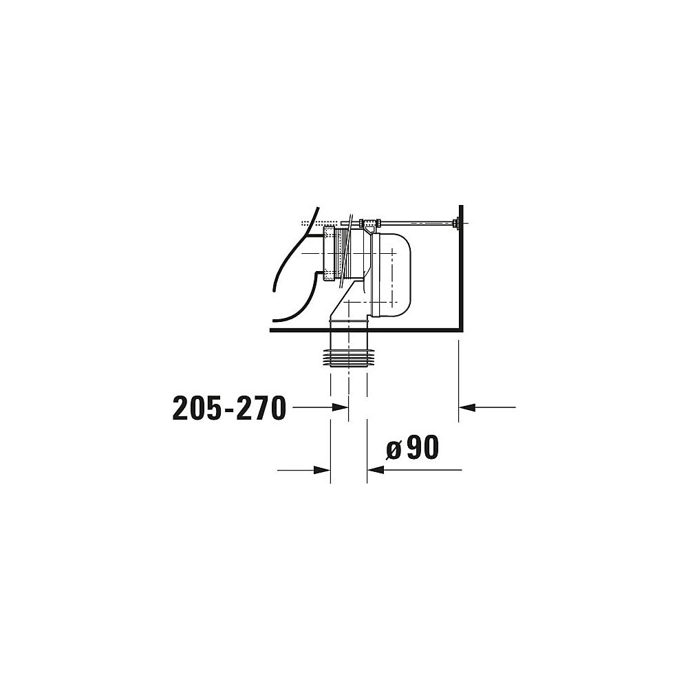 Duravit Starck 3 Stand WC für Kombination 735x435x435mm, Weiß Hochglanz, 6l, Tiefs... DURAVIT-2104090000 4021534346842 (Abb. 17)