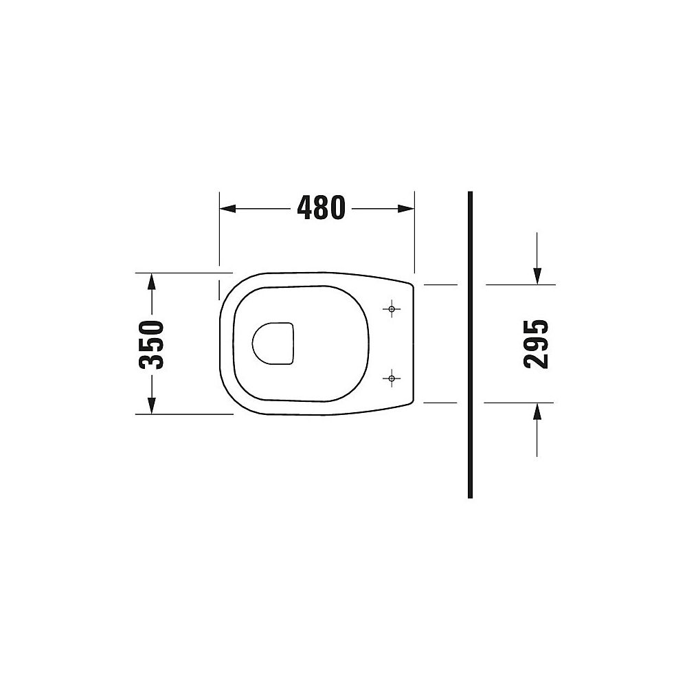 Duravit D-Code Stand WC 480x350x385mm, Weiß Hochglanz, 6l, Flachspüler, geschlossen... DURAVIT-2109090000 4021534344251 (Abb. 5)