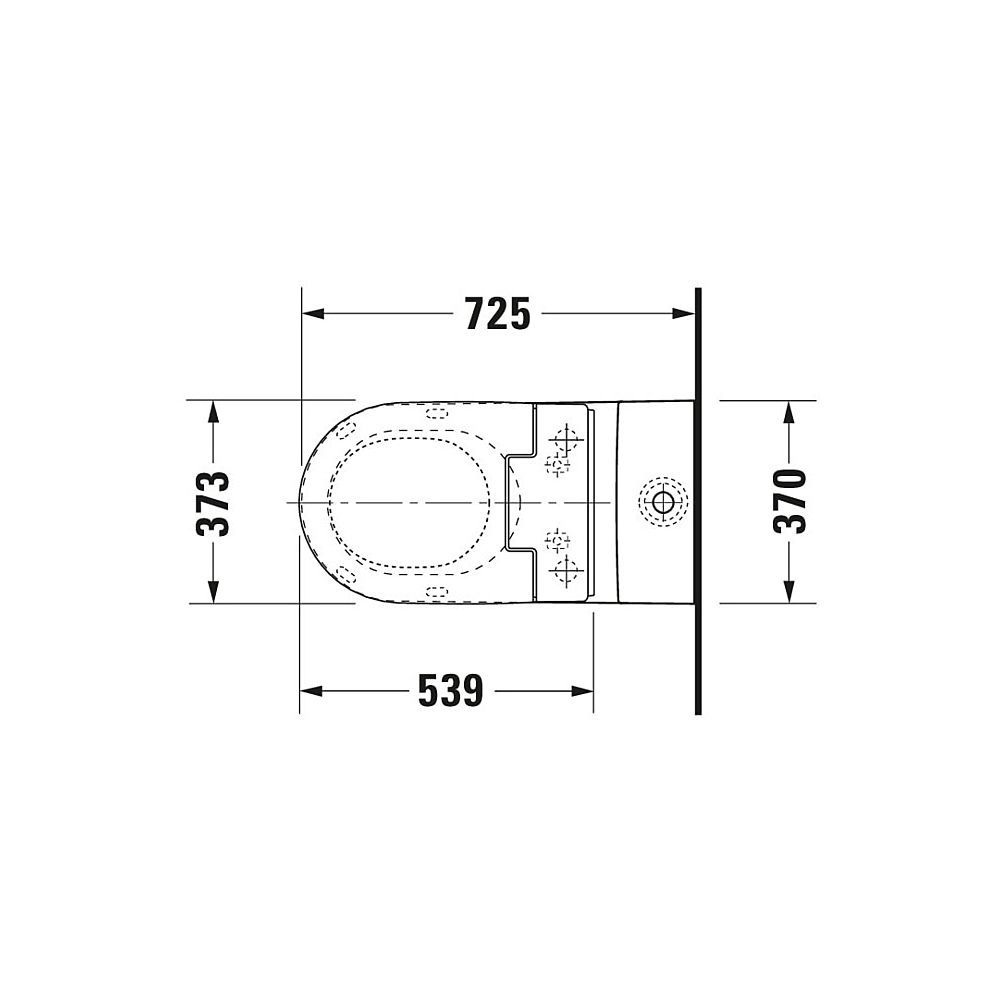 Duravit SensoWash Slim Dusch-WC 539x373mm, Weiß, Absenkautomatik, Fernbedienu... DURAVIT-611000002304300 4053424688756 (Abb. 41)