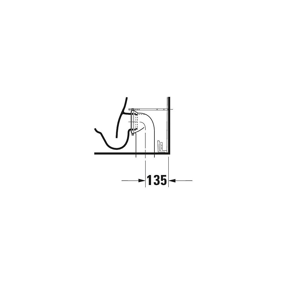 Duravit Darling New Stand WC für Kombination 630x370x415mm, Weiß Hochglanz, Wonde... DURAVIT-21380900001 4021534606229 (Abb. 18)