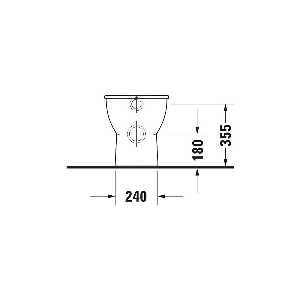 Duravit Darling New Stand WC 570x360x400mm, Weiß Hochglanz, Back to wall, 4,5l, Ti... DURAVIT-2139090000 4021534606199 (Abb. 17)
