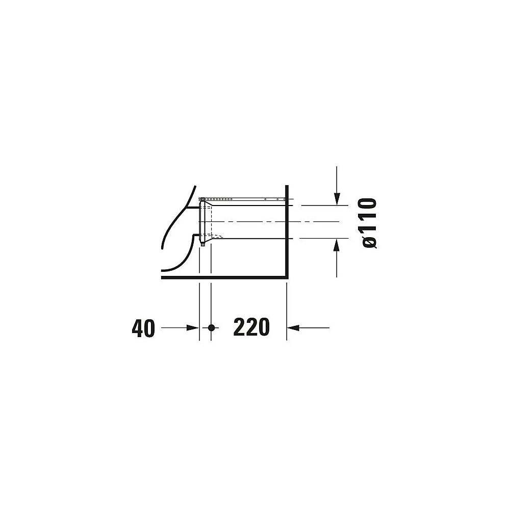 Duravit DuraStyle Stand WC für Kombination 705x370x420mm, Weiß Hochglanz, 4,5l, Ti... DURAVIT-2156090000 4021534854569 (Abb. 18)