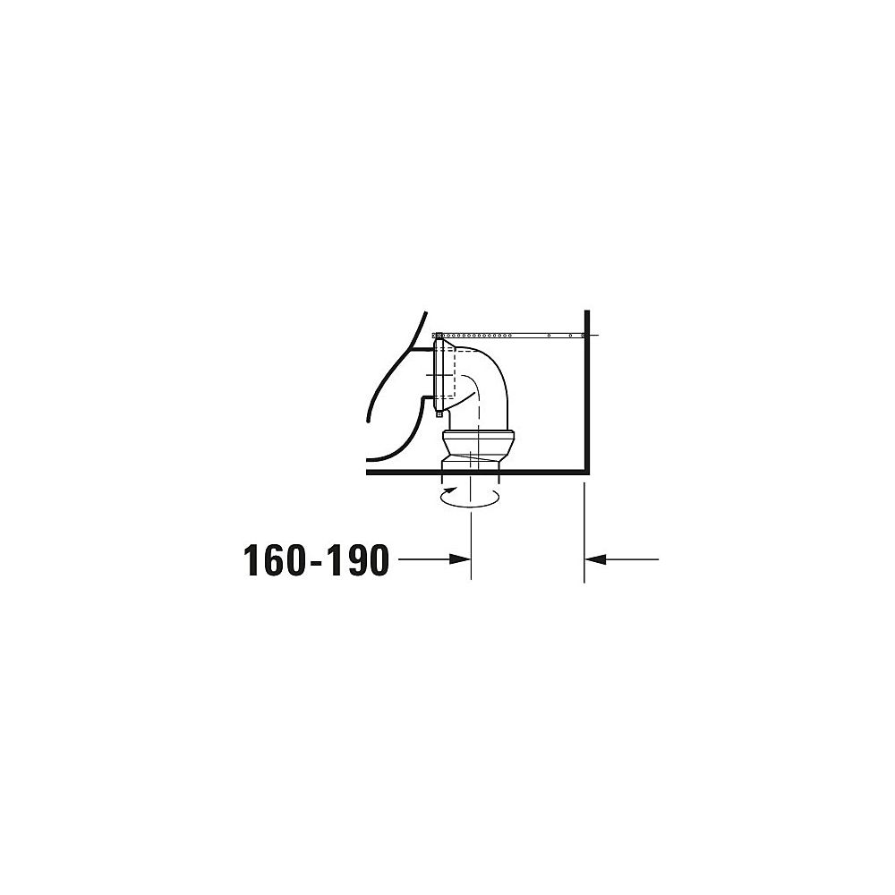 Duravit DuraStyle Stand WC für Kombination 705x370x420mm, Weiß Hochglanz, 4,5l, Ti... DURAVIT-2156090000 4021534854569 (Abb. 22)