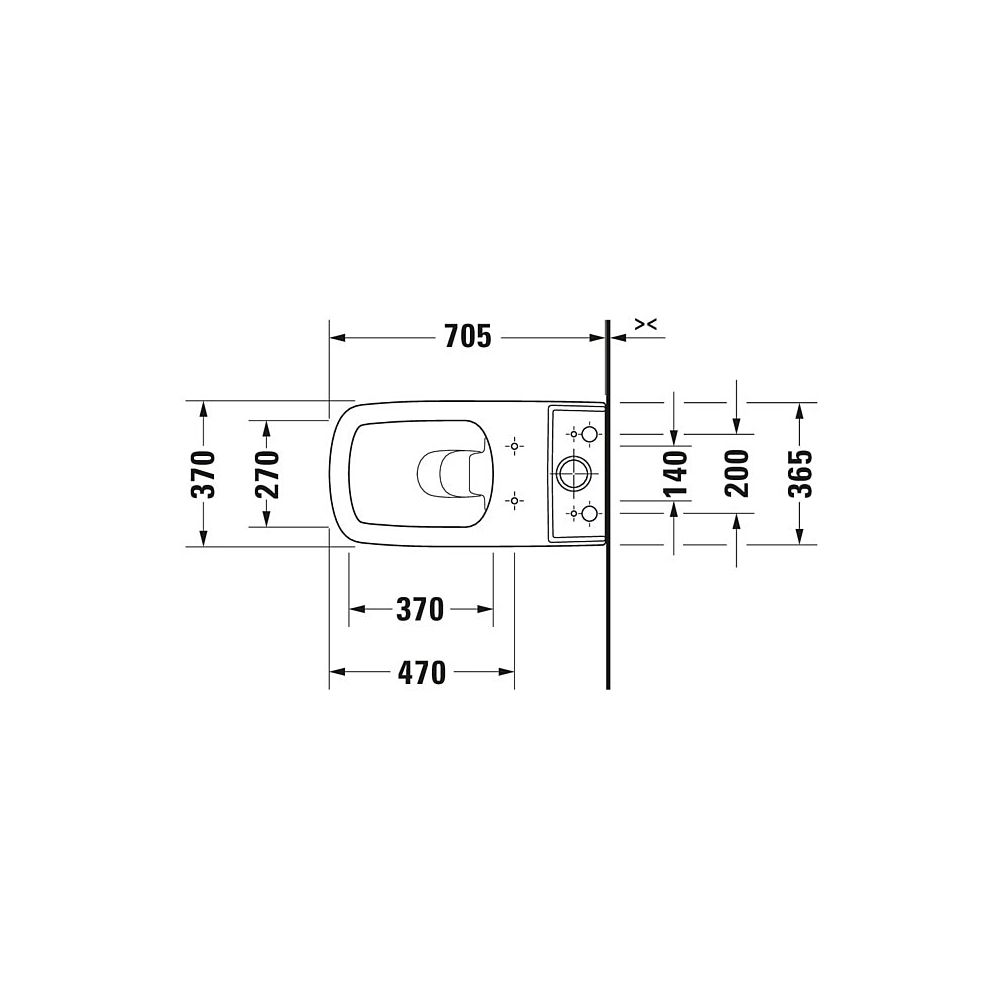 Duravit DuraStyle Stand WC für Kombination 705x370x420mm, Weiß Hochglanz, 4,5l, Ti... DURAVIT-2156090000 4021534854569 (Abb. 24)