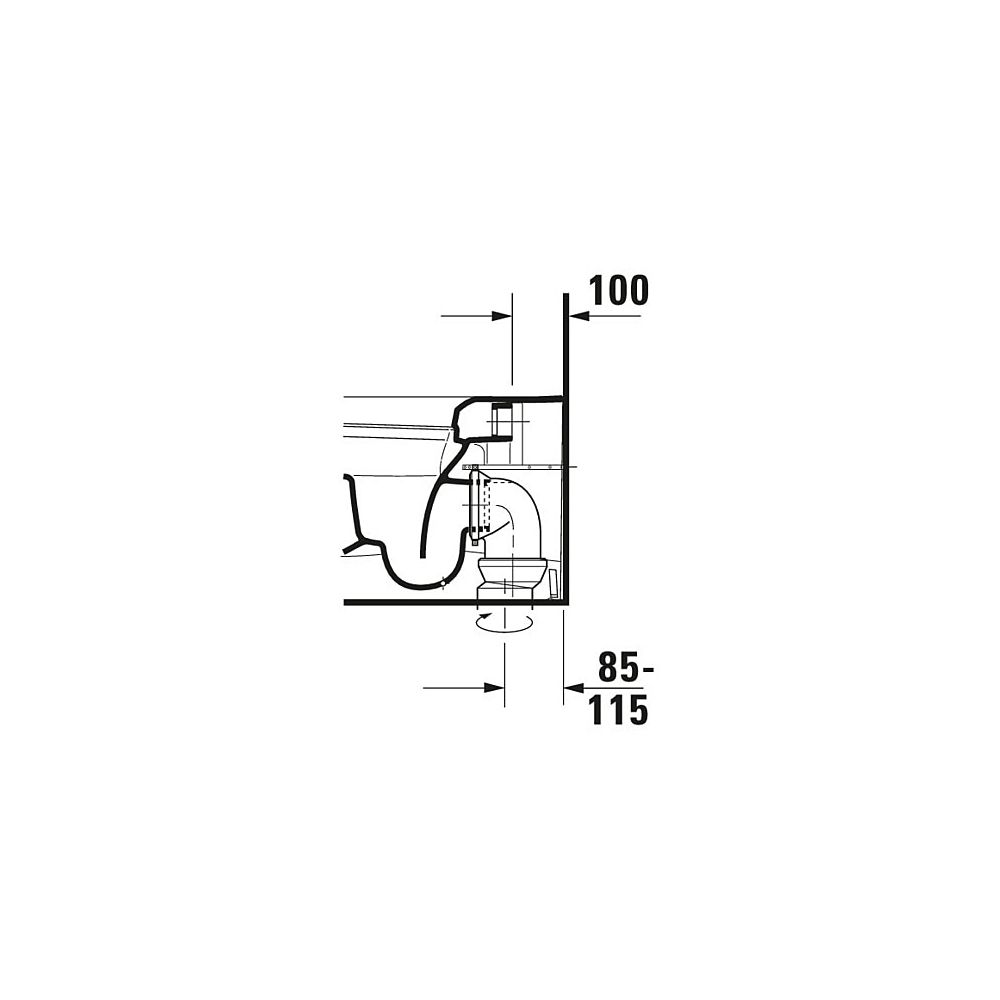 Duravit ME by Starck Stand WC 600x370x400mm, Weiß Hochglanz, WonderGliss, Back to... DURAVIT-21690900001 4021534966842 (Abb. 21)