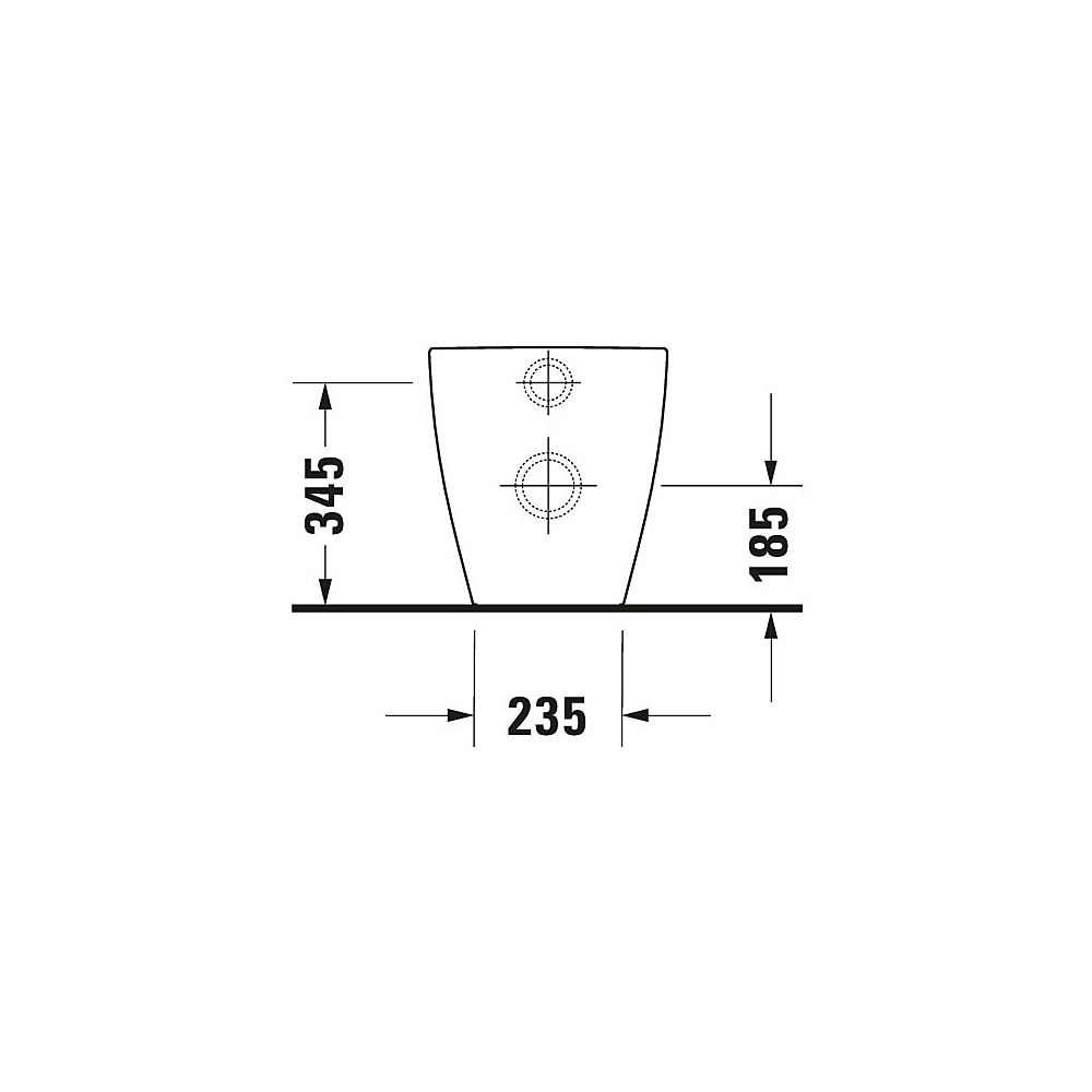 Duravit ME by Starck Stand WC 600x370x400mm, Weiß Hochglanz, WonderGliss, Back to... DURAVIT-21690900001 4021534966842 (Abb. 25)