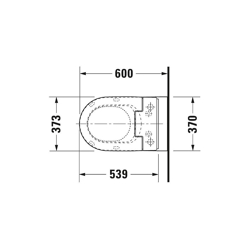 Duravit SensoWash Slim Dusch-WC 539x373mm, Weiß, Absenkautomatik, Fernbedienu... DURAVIT-611000002304300 4053424688756 (Abb. 44)