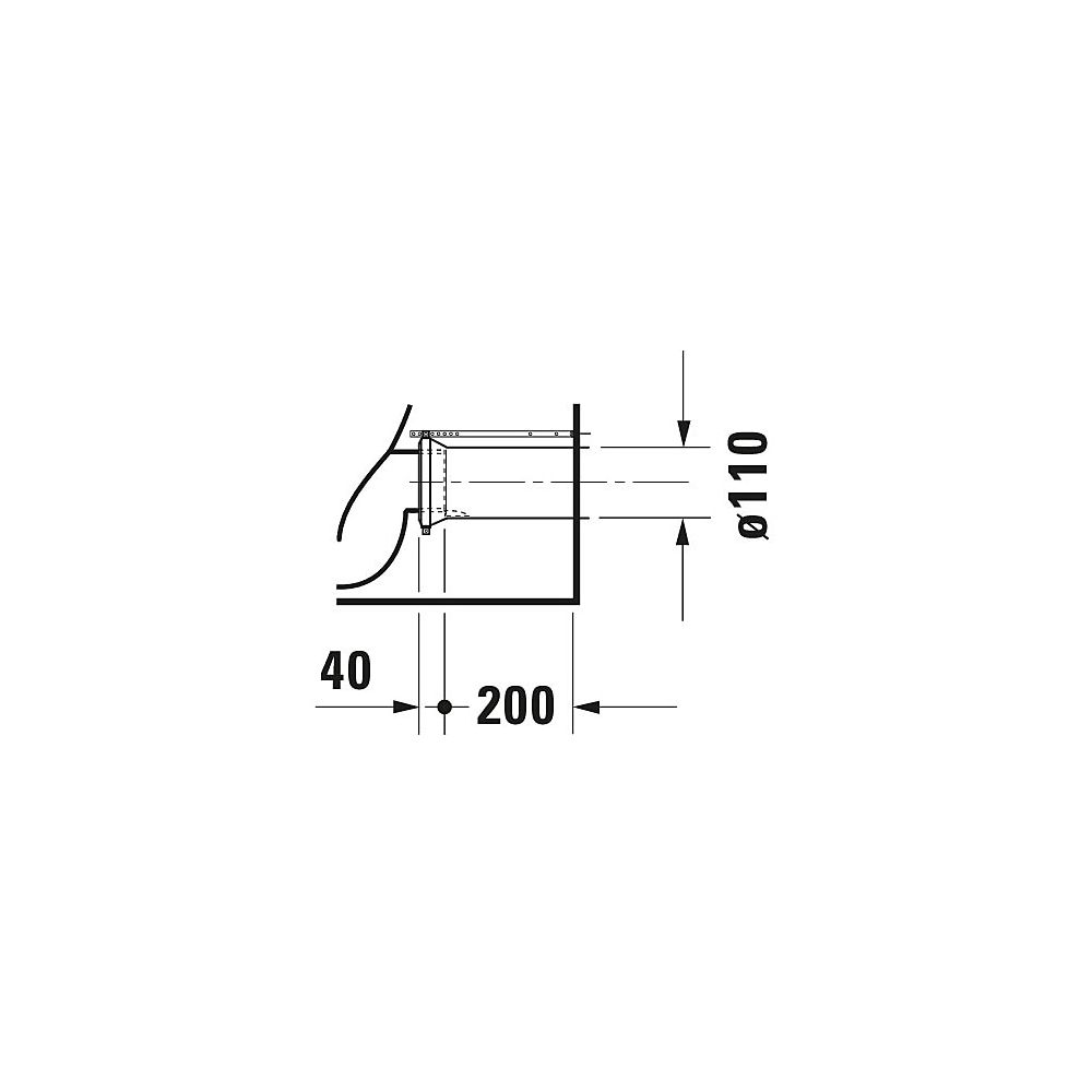 Duravit ME by Starck Stand WC für Kombination 650x370x415mm, Weiß Hochglanz, 4,5l,... DURAVIT-2170090000 4021534966477 (Abb. 18)