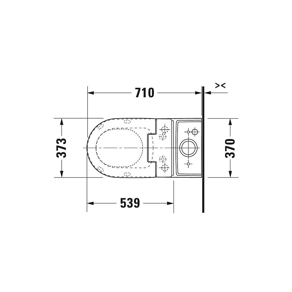 Duravit SensoWash Slim Dusch-WC 539x373mm, Weiß, Absenkautomatik, Fernbedienu... DURAVIT-611000002304300 4053424688756 (Abb. 47)