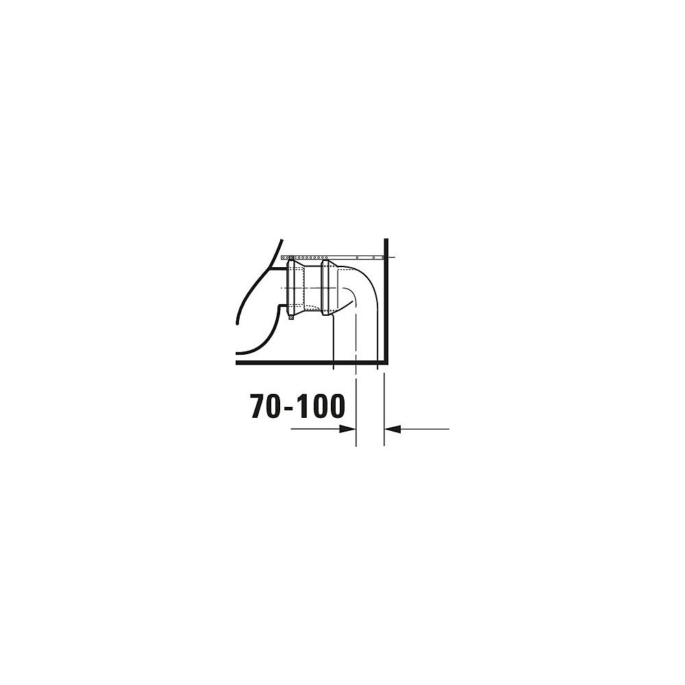 Duravit No.1 Stand WC für Kombination 650x365x420mm, Weiß Hochglanz, HygieneGlaze, ... DURAVIT-2182092000 4053424507804 (Abb. 4)