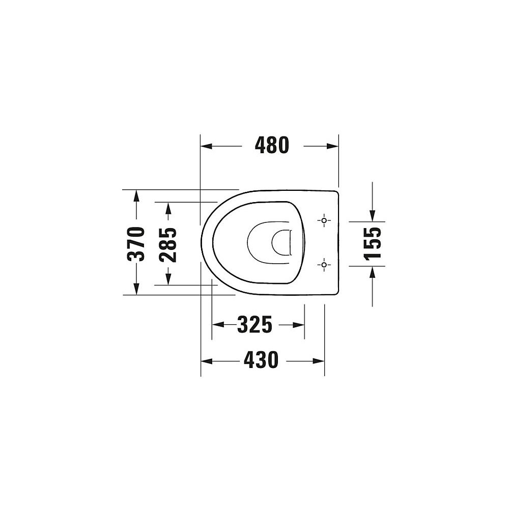 Duravit No.1 Stand WC 480x370x400mm, Weiß Hochglanz, 4,5l, Tiefspüler, rimless, wa... DURAVIT-2184090000 4053424507552 (Abb. 18)