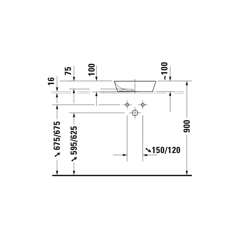 Duravit Cape Cod Aufsatzbecken 400mm, Weiß Hochglanz, DuraCeram, Oval, ohne Überlau... DURAVIT-2328400000 4053424675527 (Abb. 8)