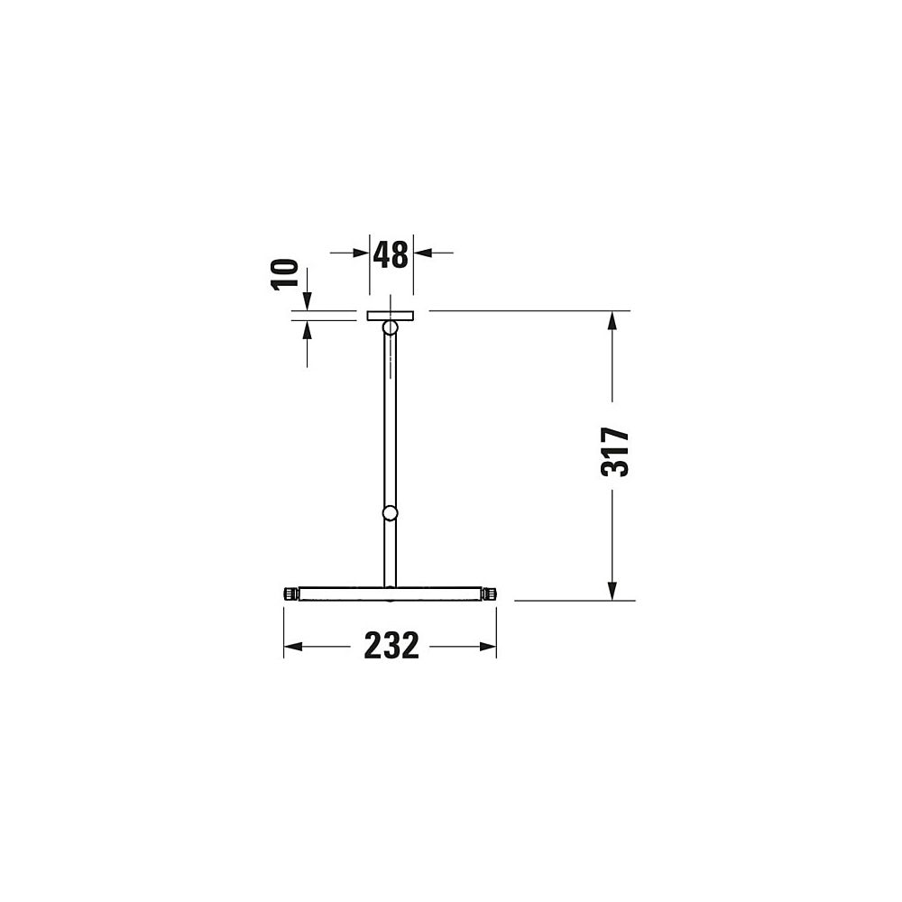 Duravit D-Code Kosmetikspiegel 330x203x310mm, Chrom, Optische Vergrößerung 3-fach,... DURAVIT-0099121000 4021534389276 (Abb. 12)