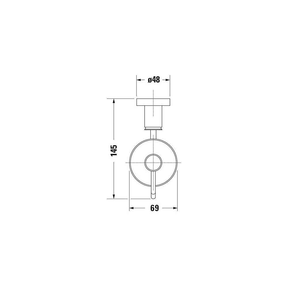 Duravit D-Code Seifenspender 145x69x220mm, Chrom/Mattweiß, Glas/Messing, Schraubbe... DURAVIT-0099161000 4021534576591 (Abb. 12)