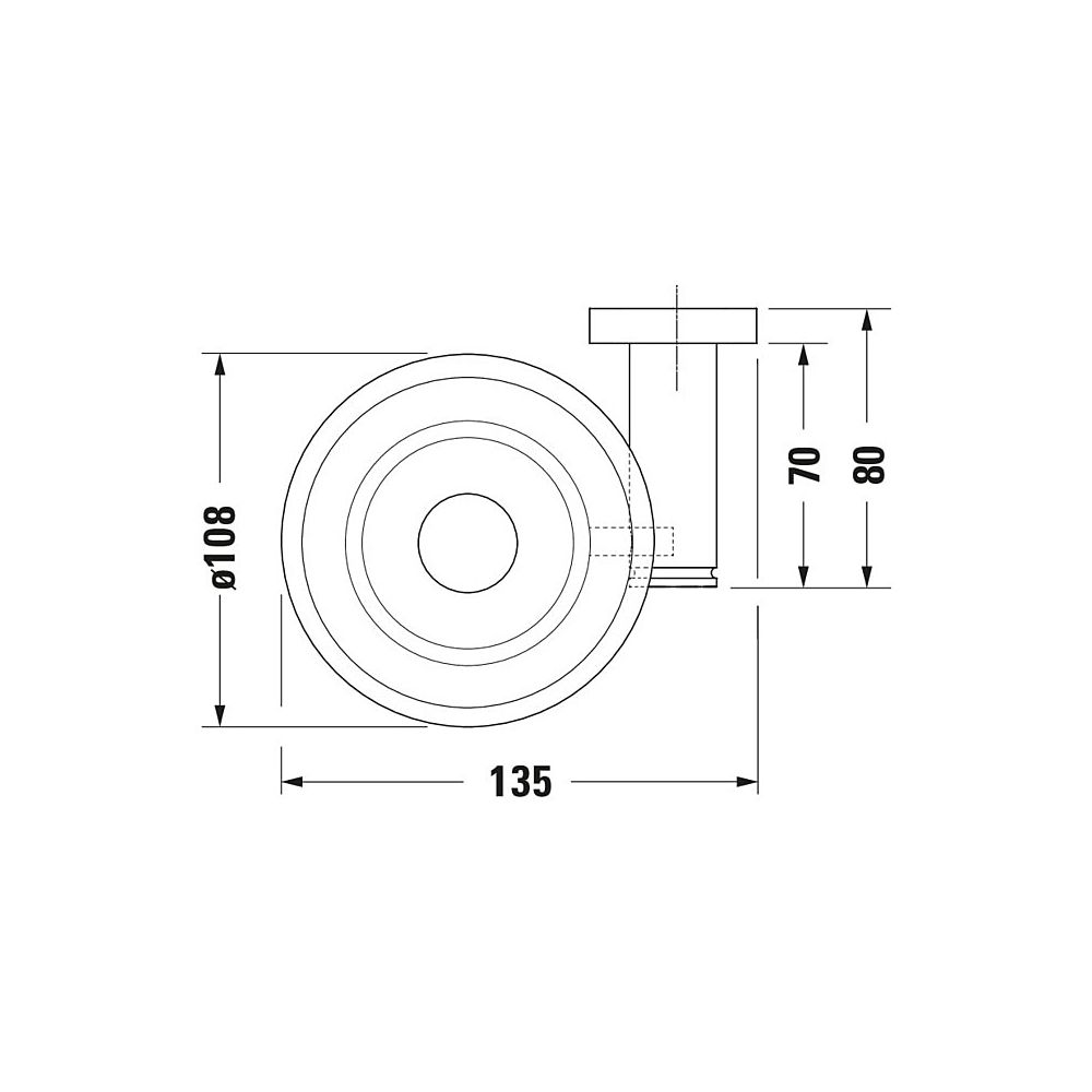 Duravit D-Code Seifenschale 120x137x53mm, Chrom/Mattweiß, Messing/Milchglas, Schrau... DURAVIT-0099171000 4021534636141 (Abb. 9)