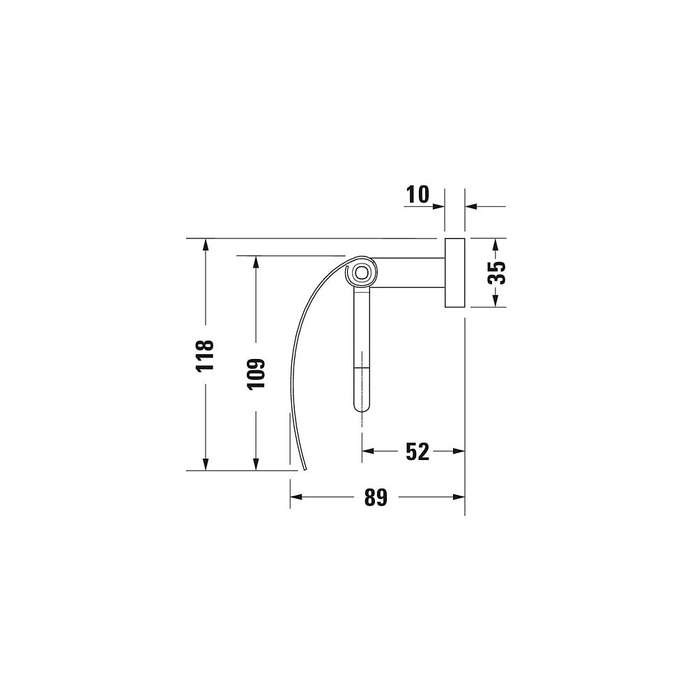 Duravit Karree Toilettenpapierhalter, Papierrollenhalter 138x138x115mm, Chrom... DURAVIT-0099551000 4021534901119 (Abb. 22)