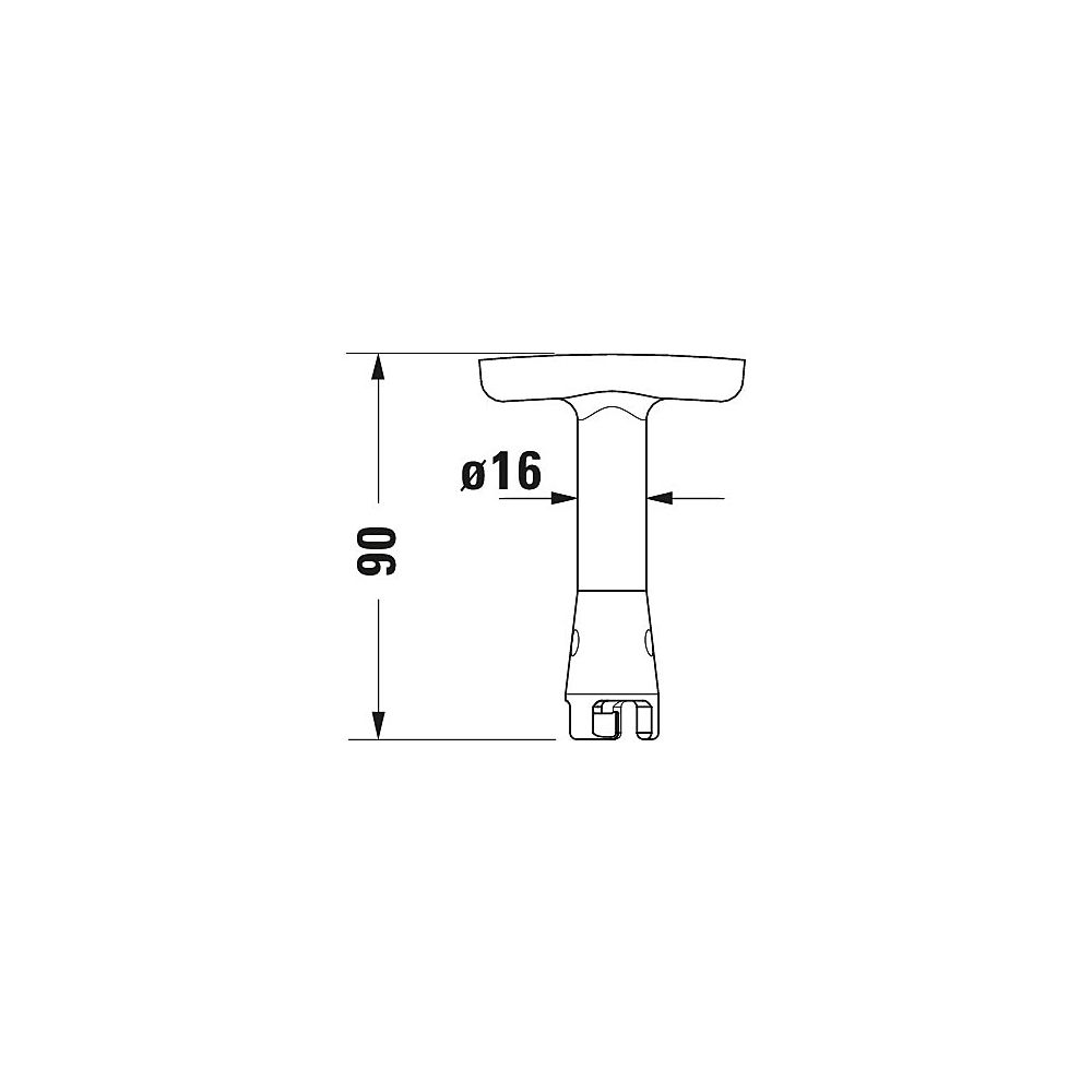 Duravit Serviceschlüssel für Urinal Dry... DURAVIT-1003440000 4021534848155 (Abb. 5)