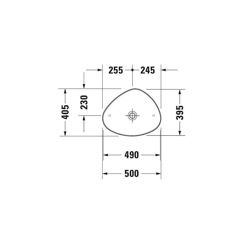 Duravit Cape Cod Aufsatzbecken 500mm, Weiß Hochglanz, DuraCeram, TriOval, ohne Übe... DURAVIT-2339500000 4021534988875 (Abb. 13)