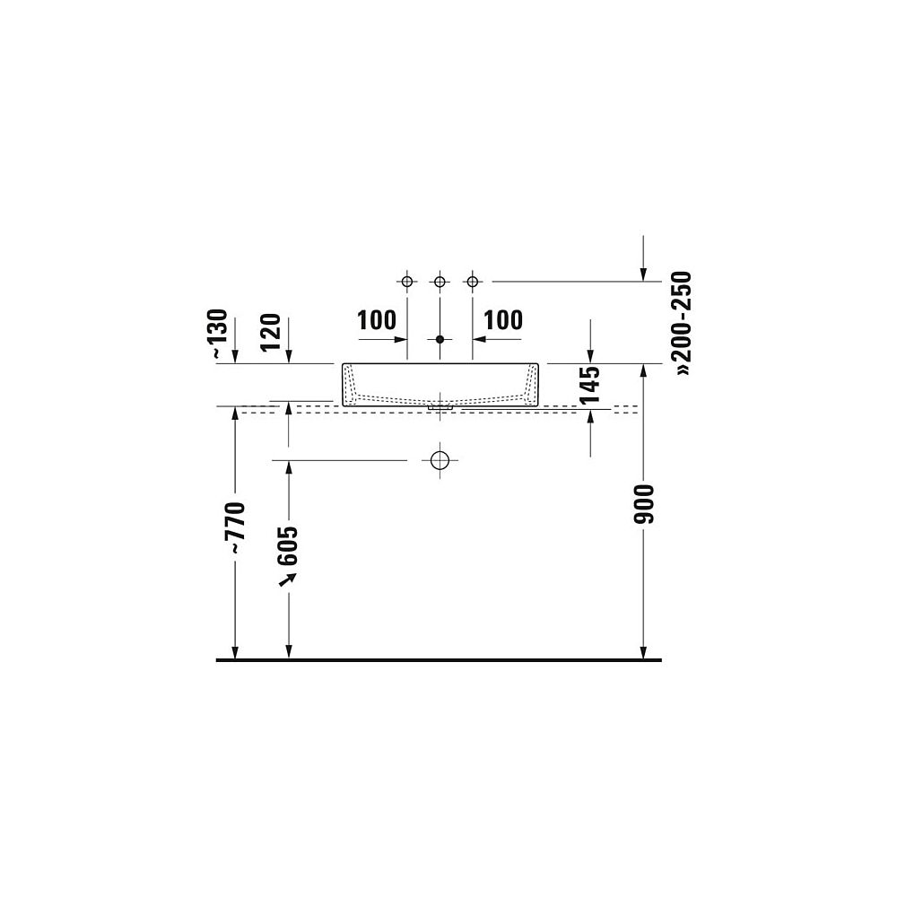 Duravit Vero Air Aufsatzbecken 600mm, Weiß Hochglanz, WonderGliss, Rechteckig, oh... DURAVIT-23516000001 4053424139289 (Abb. 14)