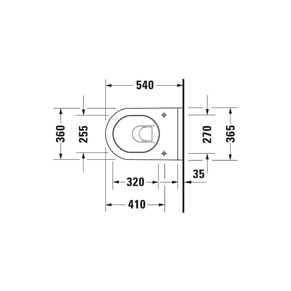 Duravit Starck 3 WC-Sitz D-shaped, Weiß Hochglanz 370x38x436mm, ohne Absenkautomat... DURAVIT-0063810000 4021534224171 (Abb. 26)
