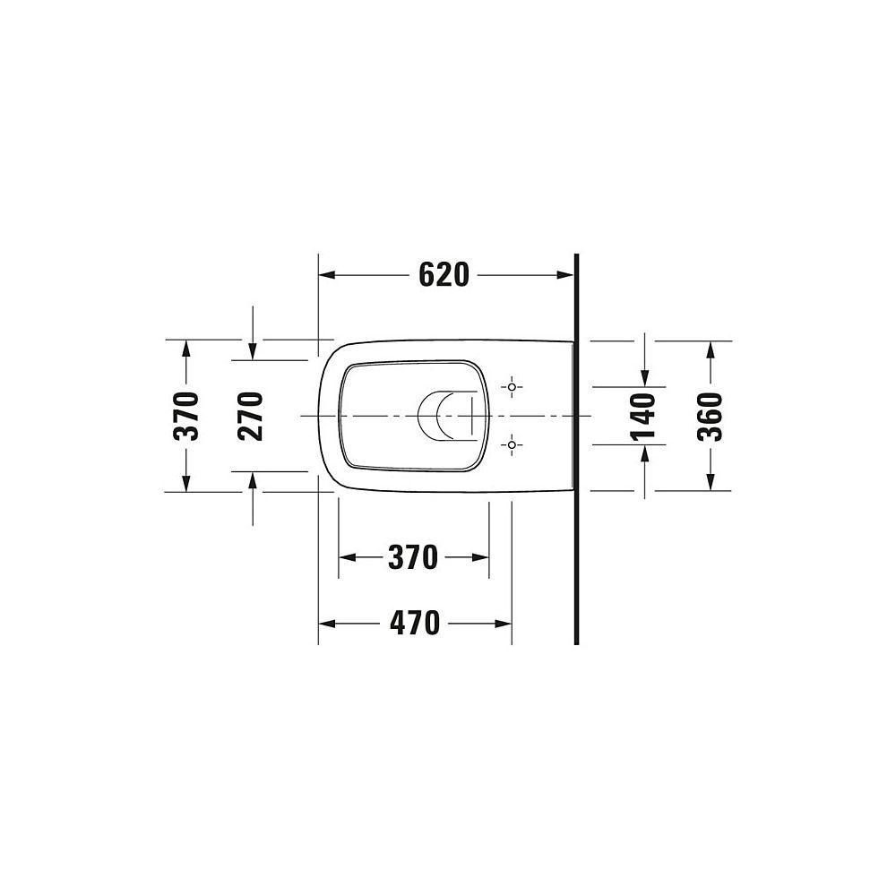 Duravit DuraStyle Wand-WC 620x370x345mm, Weiß Hochglanz, 4,5l, Tiefspüler, geschlo... DURAVIT-2537090000 4021534854439 (Abb. 22)