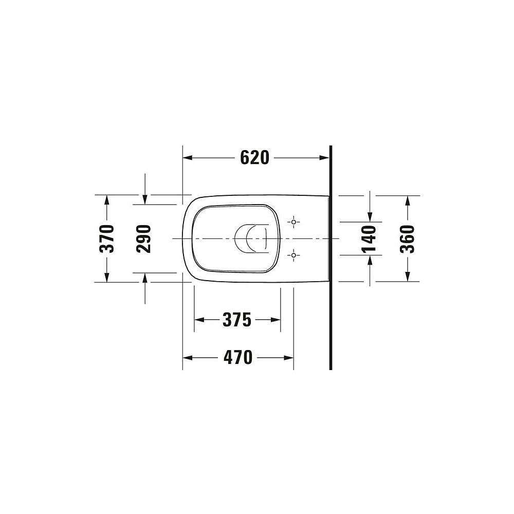 Duravit DuraStyle Wand-WC 620x370x350mm, Weiß Hochglanz, 4,5l, Tiefspüler, rimless... DURAVIT-2542090000 4021534924279 (Abb. 16)