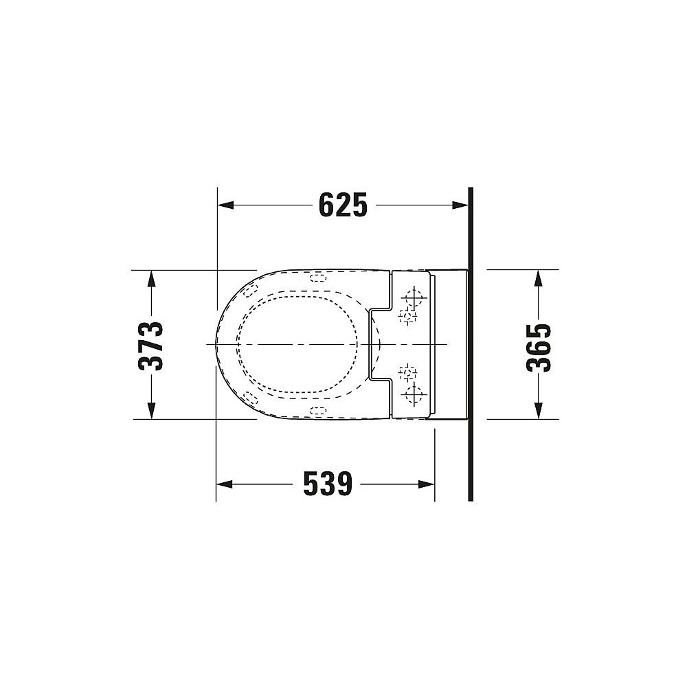 Duravit SensoWash Slim Dusch-WC 539x373mm, Weiß, Absenkautomatik, Fernbedienu... DURAVIT-611000002304300 4053424688756 (Abb. 67)