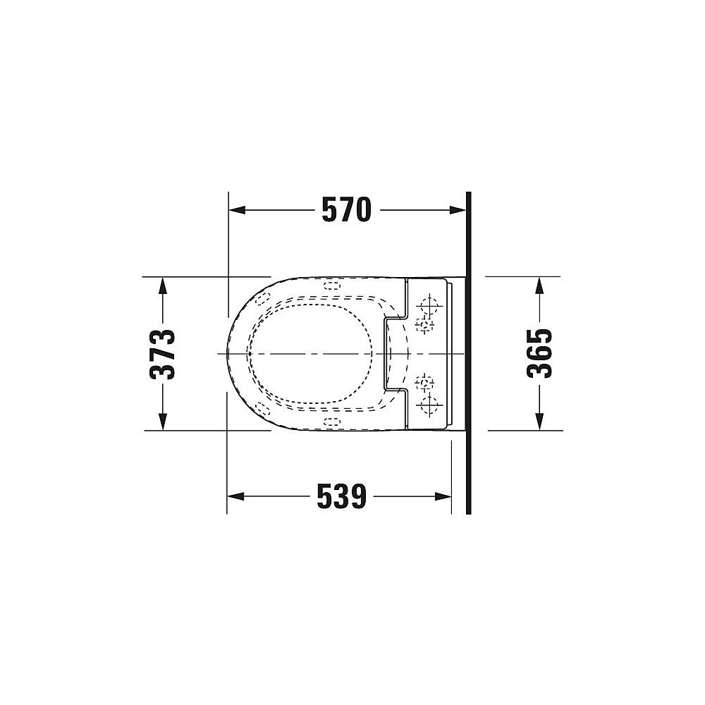 Duravit SensoWash Slim Dusch-WC 539x373mm, Weiß, Absenkautomatik, Fernbedienu... DURAVIT-611000002304300 4053424688756 (Abb. 70)
