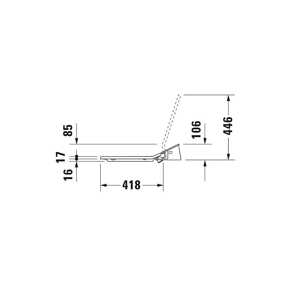 Duravit SensoWash Slim Dusch-WC 539x373mm, Weiß, Absenkautomatik, Fernbedienu... DURAVIT-611000002304300 4053424688756 (Abb. 74)