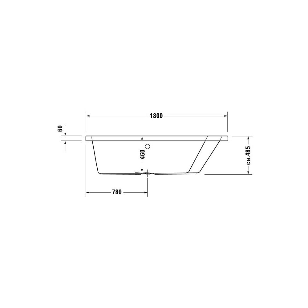 Duravit Paiova Whirlwanne Trapezförmig, Einbau, Ecke R, 1400x1800x485mm, Air-S... DURAVIT-760217000AS0000 4053424453002 (Abb. 3)